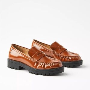 LOFT Lug Penny Loafers - Rich Mocha 7
